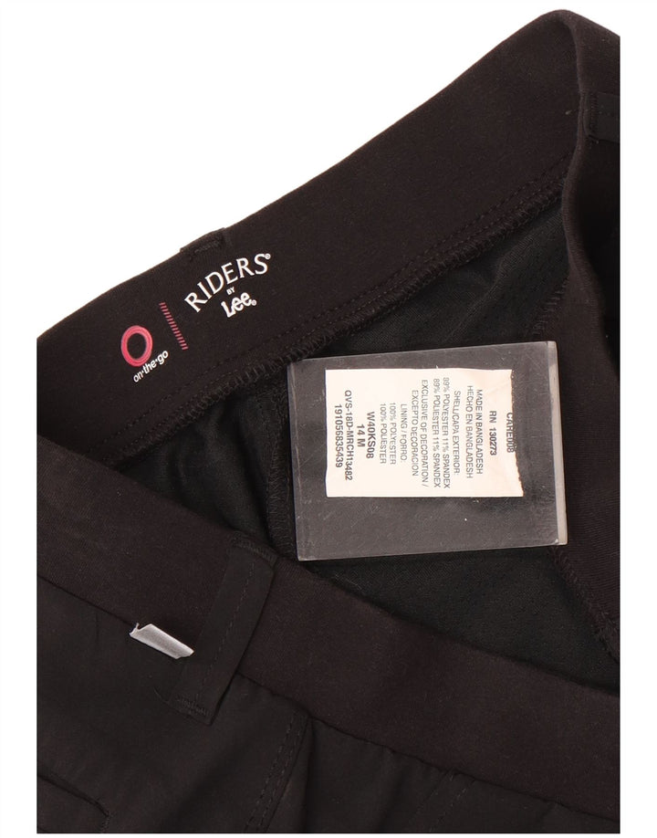 Lee Womens Riders Minirock US 14 XL W36 Schwarz Polyester