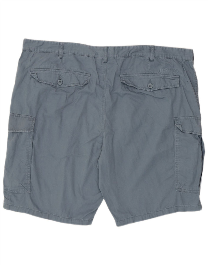 Mountain Warehouse Herren-Cargoshorts W44 2XL Blaue Baumwolle