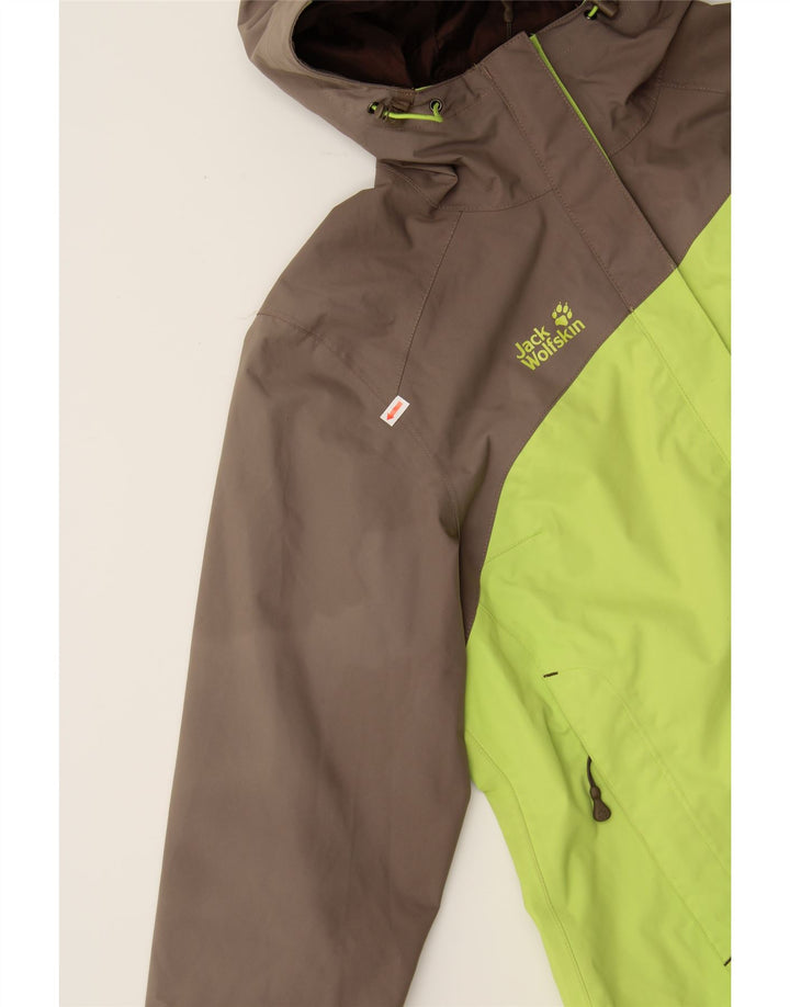 JACK WOLFSKIN Womens Oversized Windbreaker Jacket UK 16 Large Green Vintage Jack Wolfskin and Second-Hand Jack Wolfskin from Messina Hembry 