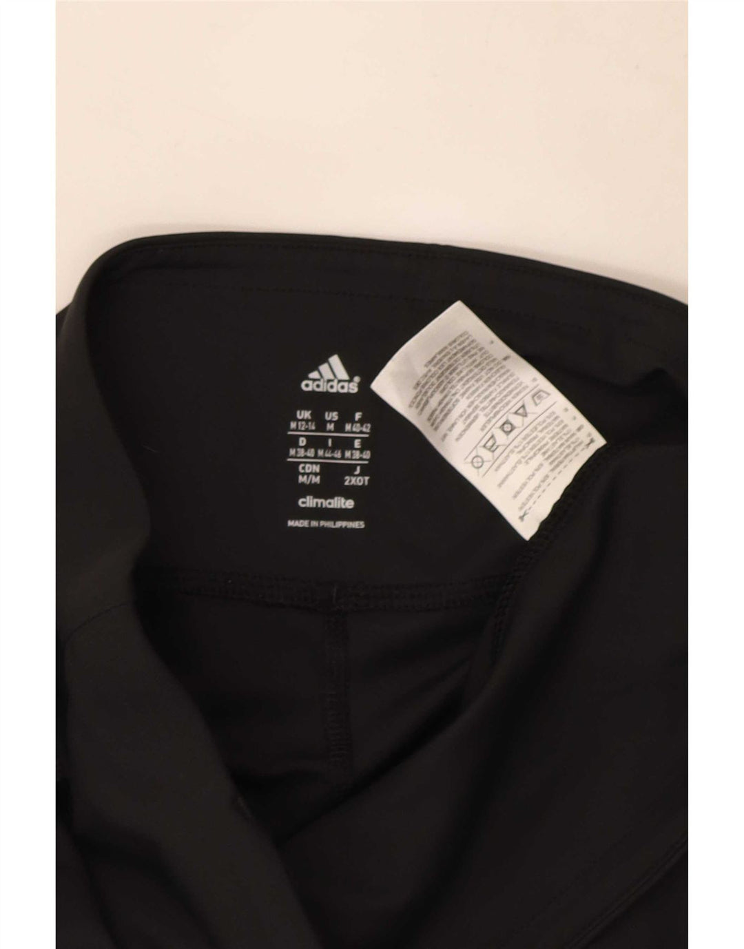 Adidas Damen Climalite Capri Leggings UK 12/14 Medium Schwarz Polyester