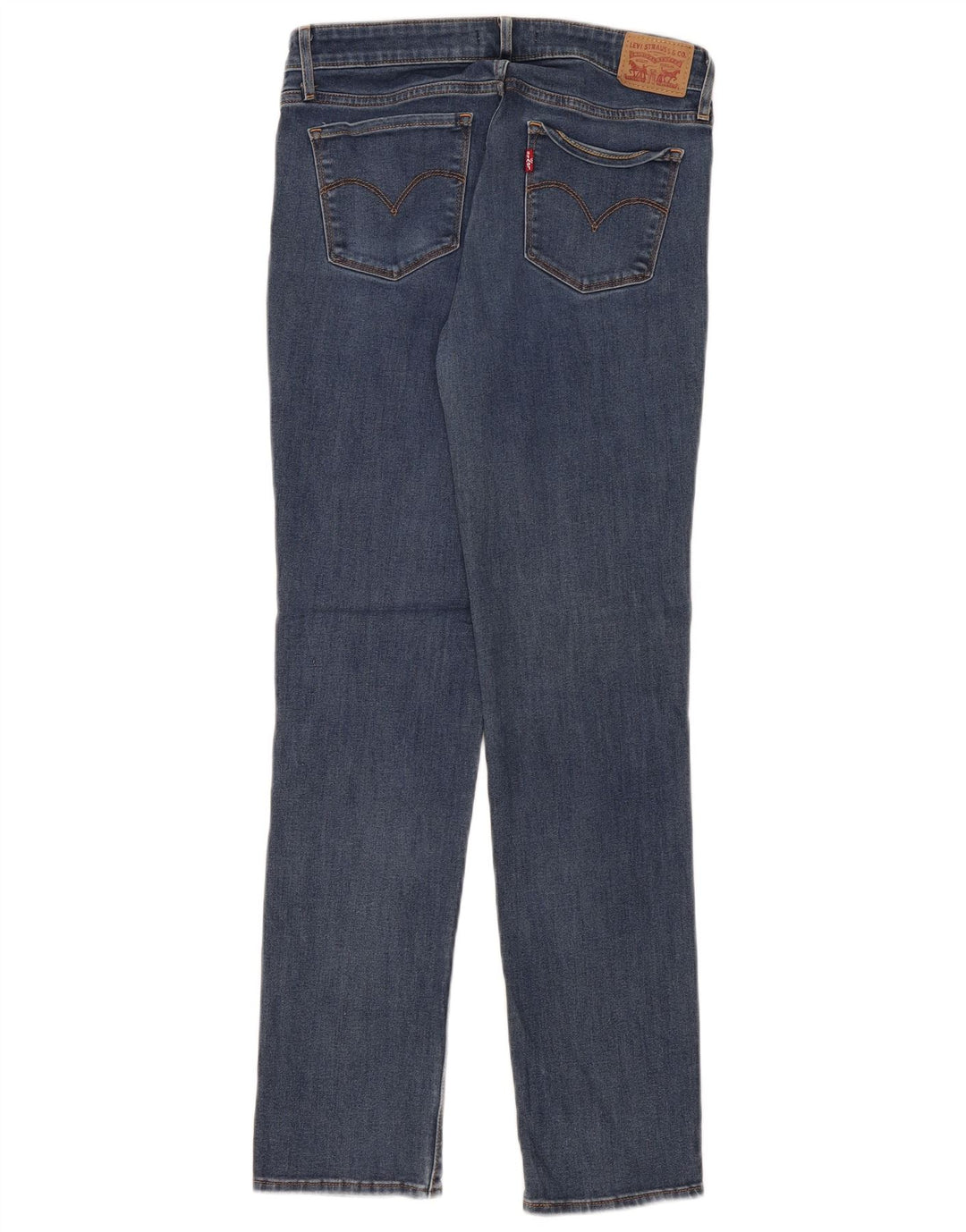 Levi's Damen 712 Slim Jeans W30 L32 Blaue Baumwolle