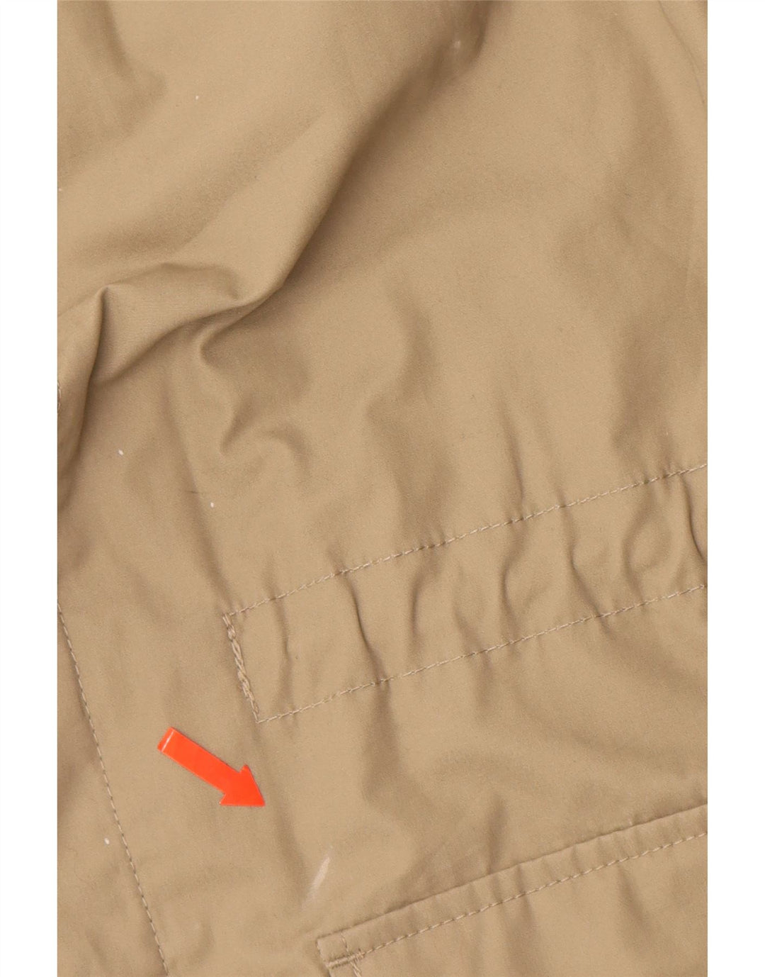 LYLE & SCOTT Herren-Utility-Jacke UK 40 Large Beige Baumwolle