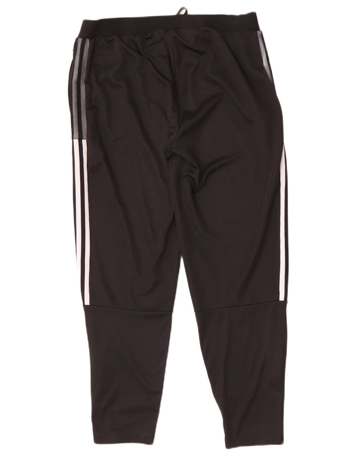 Adidas Damen Trainingshose UK 16/18 Large Schwarz Polyester