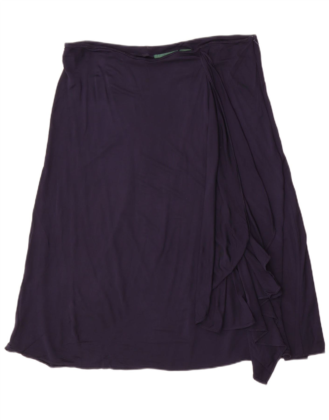 Ralph Lauren Damen-A-Linien-Rock, Größe L, W36, Marineblau, Viskose