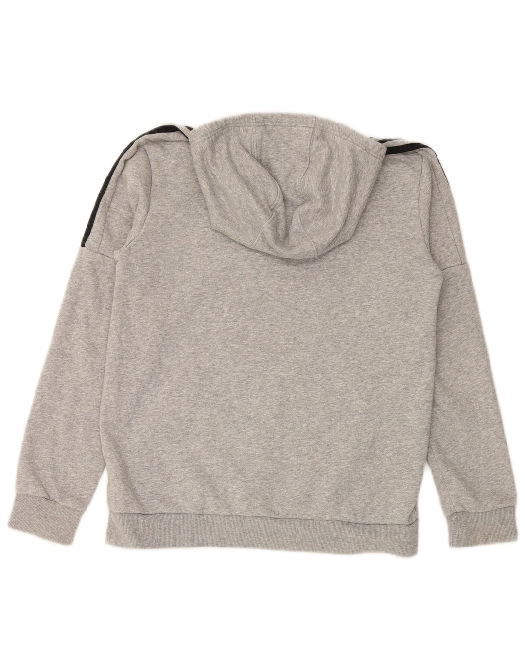 ADIDAS Kapuzenpullover mit Grafik für Jungen, 13–14 Jahre, graue Baumwolle