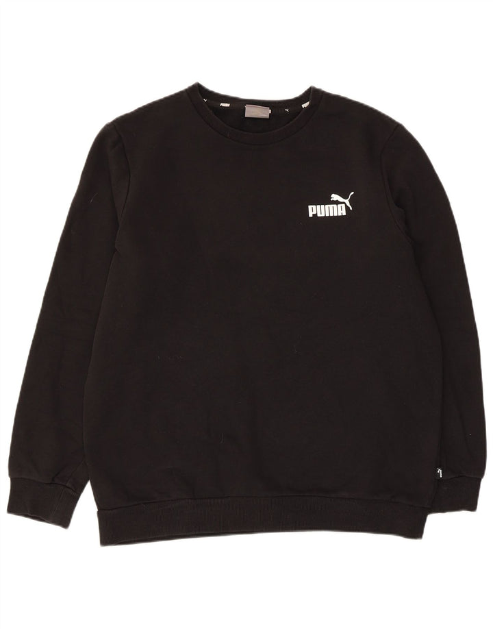 Puma Herren Sweatshirt Pullover Medium Schwarz Baumwolle