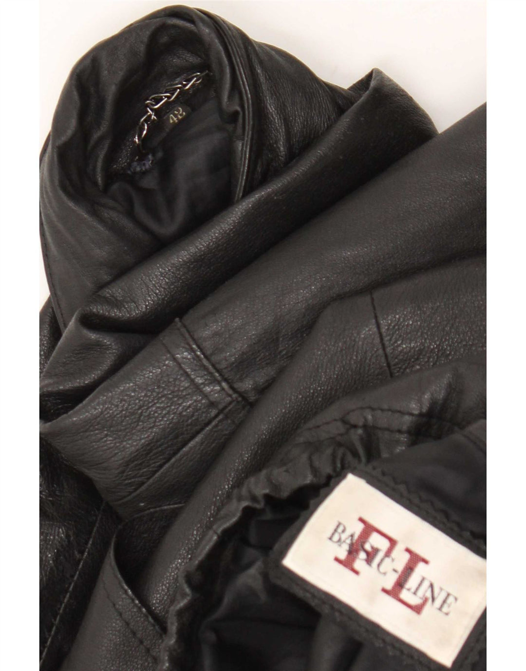 Vintage Herren Lederjacke UK 42 XL Schwarz