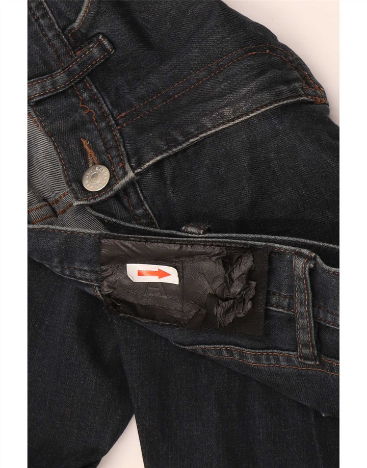 Armani Exchange Herren Straight Jeans W30 L32 Marineblau Baumwolle
