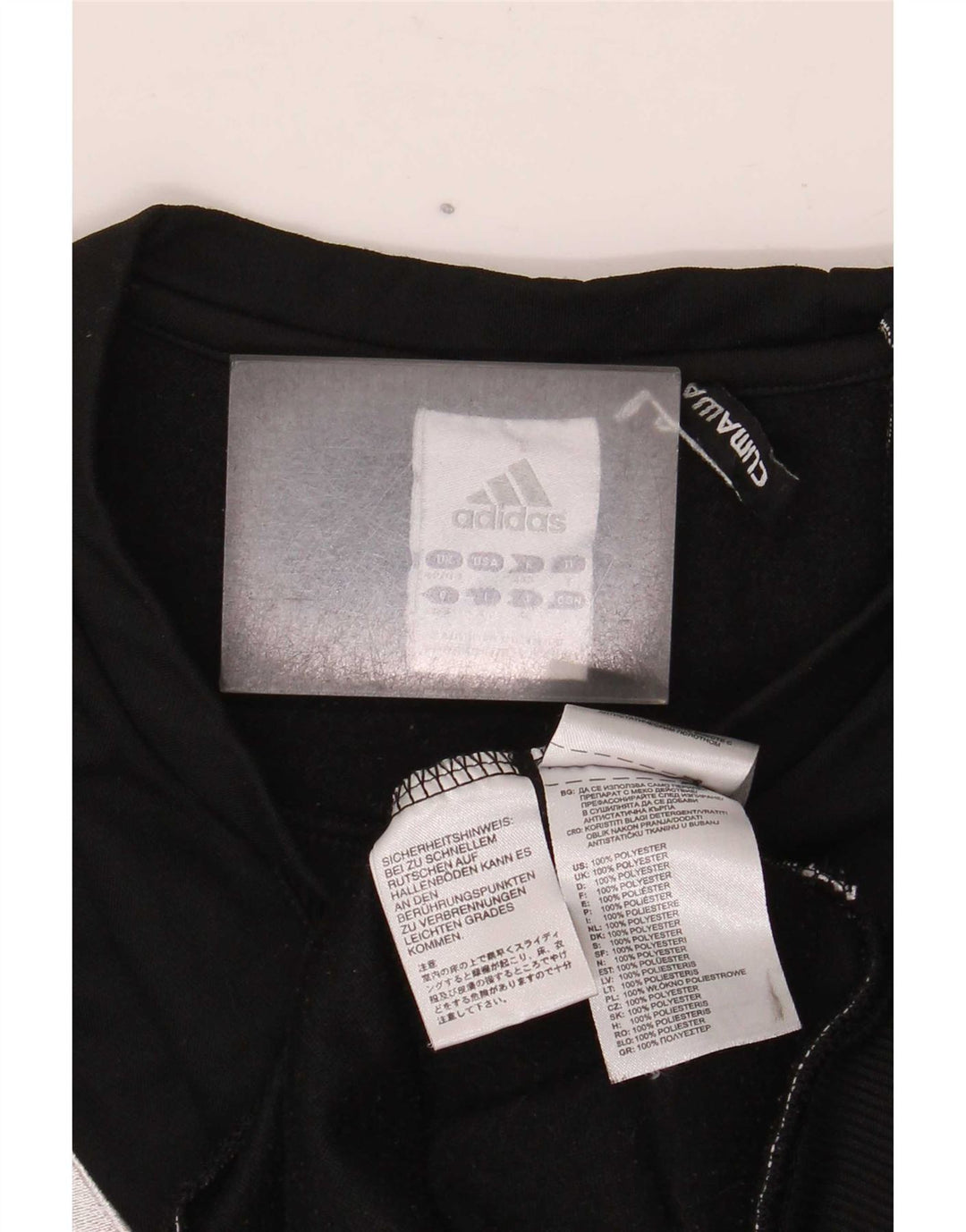 Adidas Herren Climawarm Sweatshirt Pullover UK 42/44 Large Schwarz Polyester