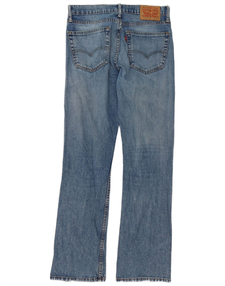 Levi's Herren 527 Bootcut Jeans W32 L32 Blaue Baumwolle