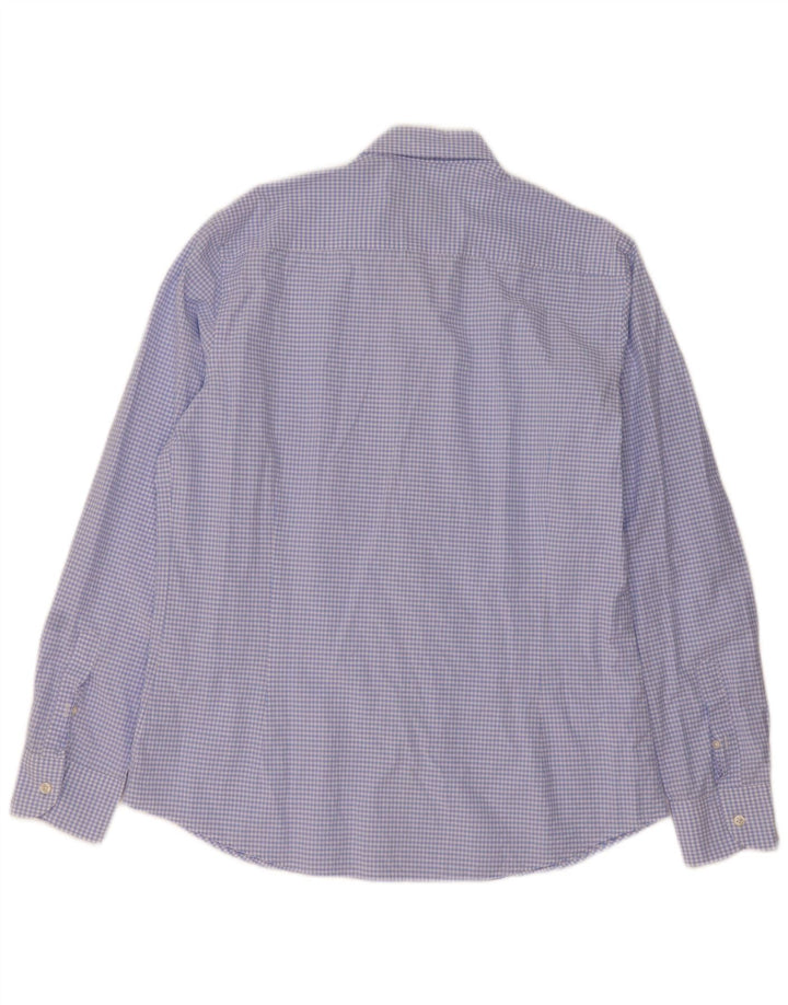 Massimo Dutti Herrenhemd XL Blau Gingham