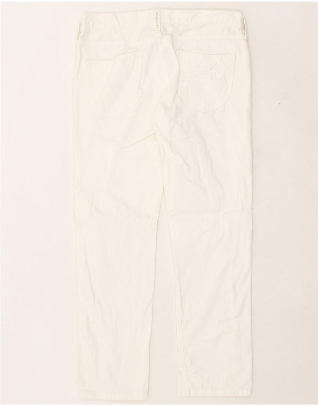 REPLAY Womens Straight Jeans W32 L29  White Cotton Vintage Replay and Second-Hand Replay from Messina Hembry 