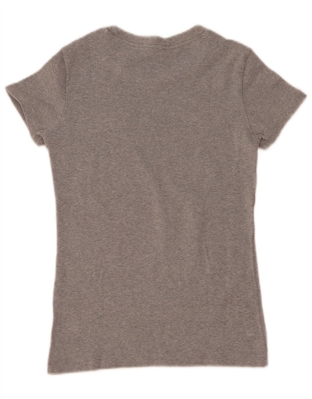 Nike Damen T-Shirt Top UK 8/10 Small Grau