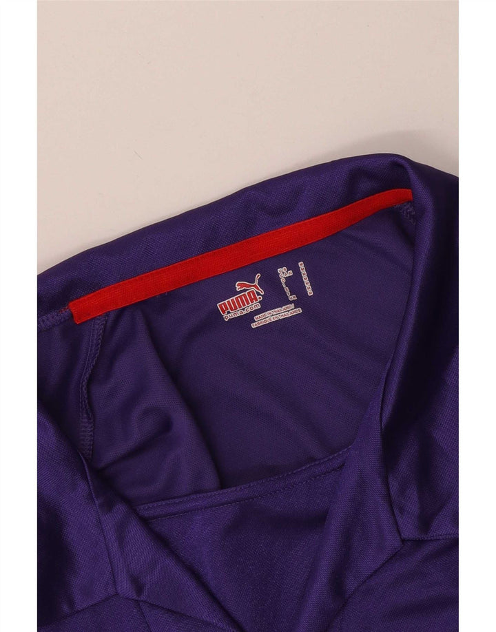 Puma Herren Poloshirt Medium Purple Colourblock