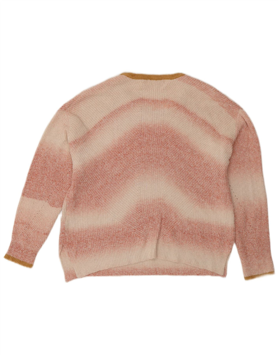 White Stuff Damen-Pullover mit Rundhalsausschnitt, Gr. 12, mittelrosa gestreift