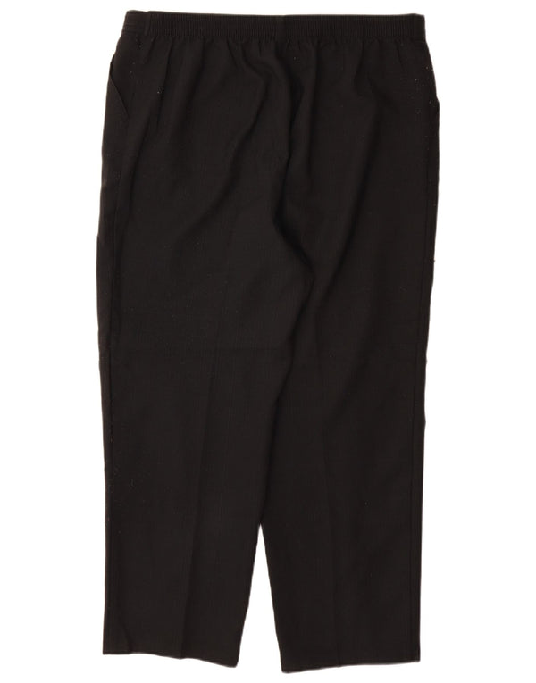 Marks & Spencer Damen Gerade Freizeithose UK 18 XL W36 L28 Schwarz