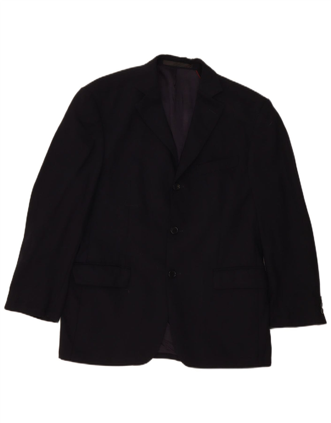 Marks & Spencer Herren-Blazer mit 3 Knöpfen, UK 38, Mittelblau, Schurwolle