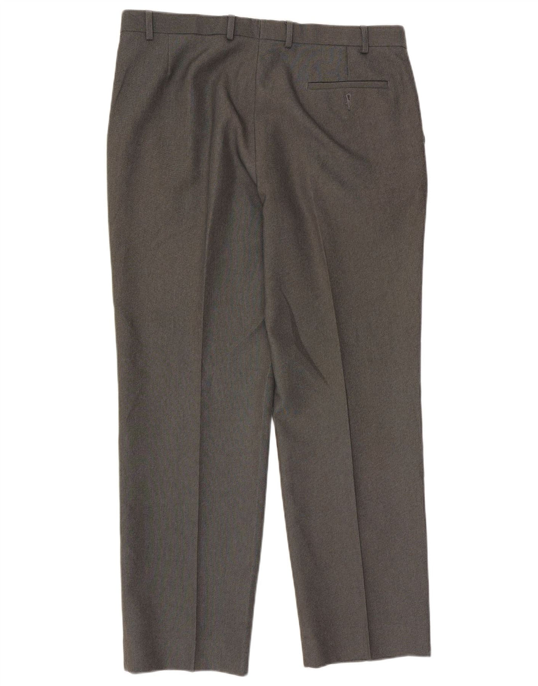 Gerade Herren-Anzughose von Marks & Spencer, W38, L33, grau, Polyester