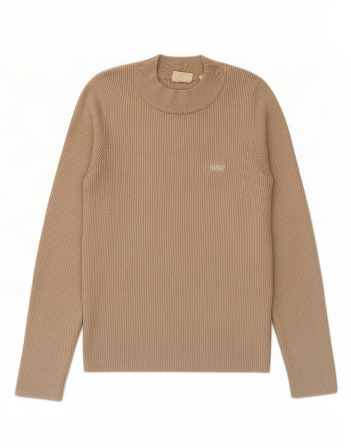 Levi's Damen-Pullover mit Rundhalsausschnitt, Gr. 4, XS, Beige