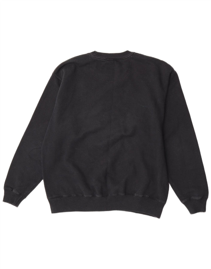 Champion Herren-Sweatshirt-Pullover, groß, schwarze Baumwolle