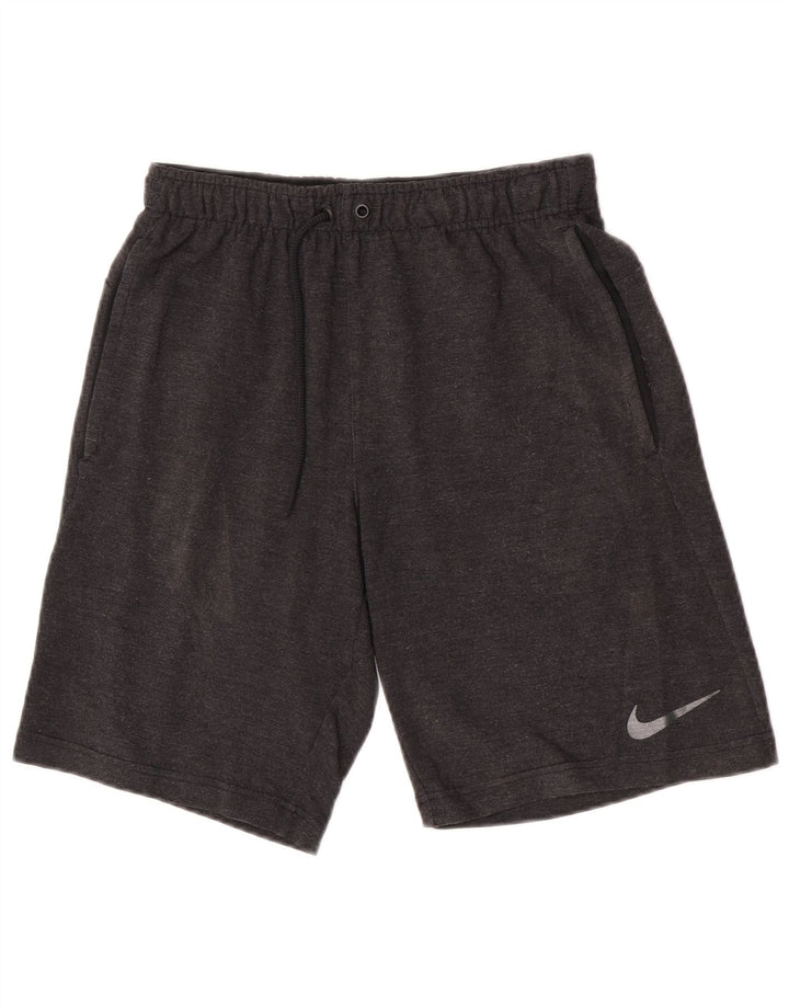 Nike Herren Dri Fit Sportshorts, Größe S, grau gefleckte Viskose
