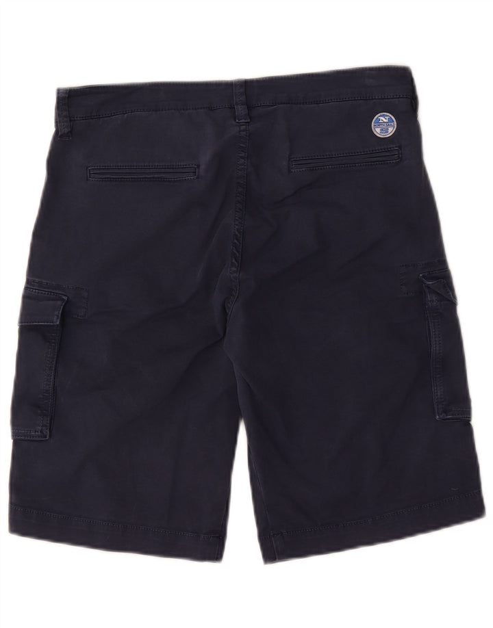 North Sails Damen Cargoshorts EU 42 Medium W28 Marineblaue Baumwolle