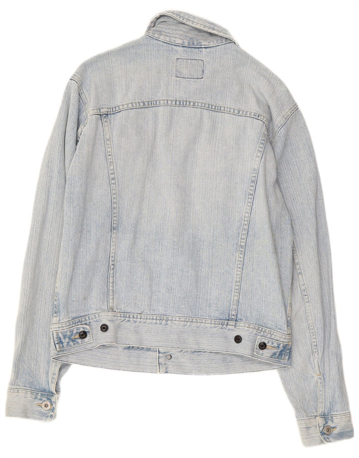 G-STAR Mens Denim Jacket IT 44 XS Blue Cotton