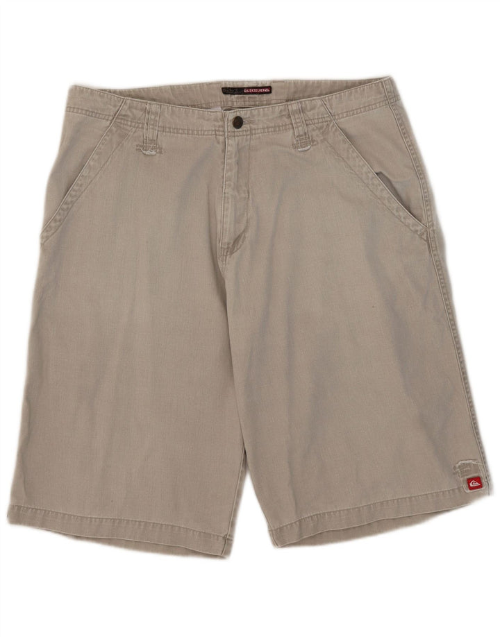 Quiksilver Herren-Chinoshorts mit Grafik, W35, Größe L, Beige