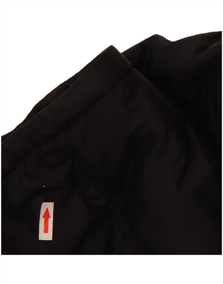 Nike Wattierte Jacke mit Kapuze für Jungen, 12–13 Jahre, Größe L, Schwarz, Polyester