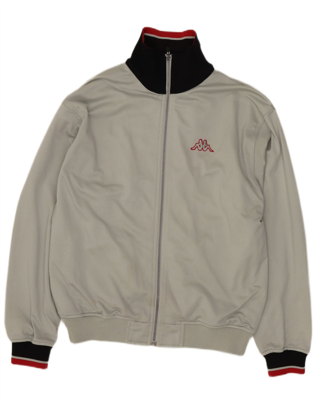 KAPPA Herren-Trainingsanzugoberteil, Jacke, Größe S, Grau