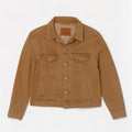 Levi's Herren Jeansjacke UK 36 Small Beige Baumwolle