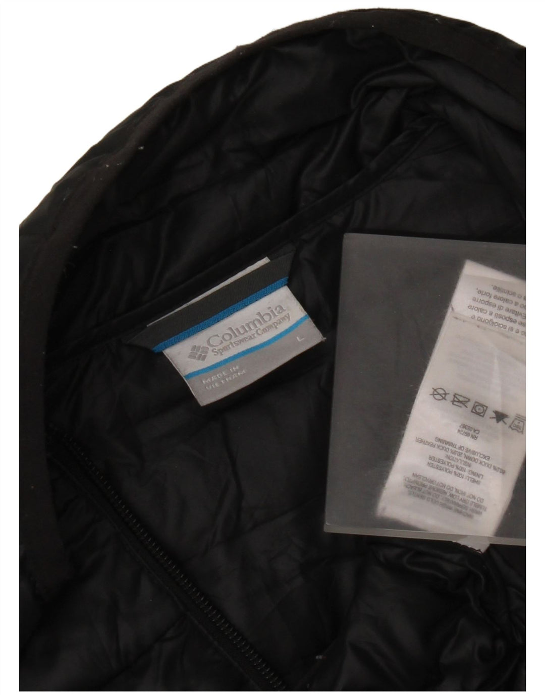 Columbia Herren Wattierte Weste UK 40 Large Schwarz Polyester