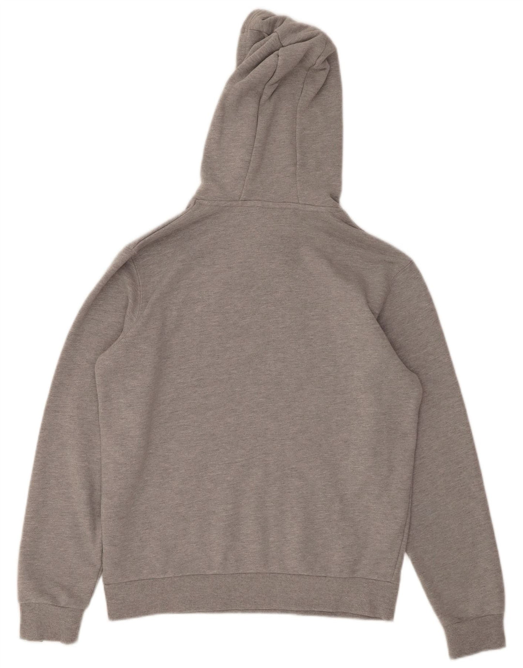 ELLESSE Damen Übergroßer Kapuzenpullover UK 10 Small Graue Baumwolle