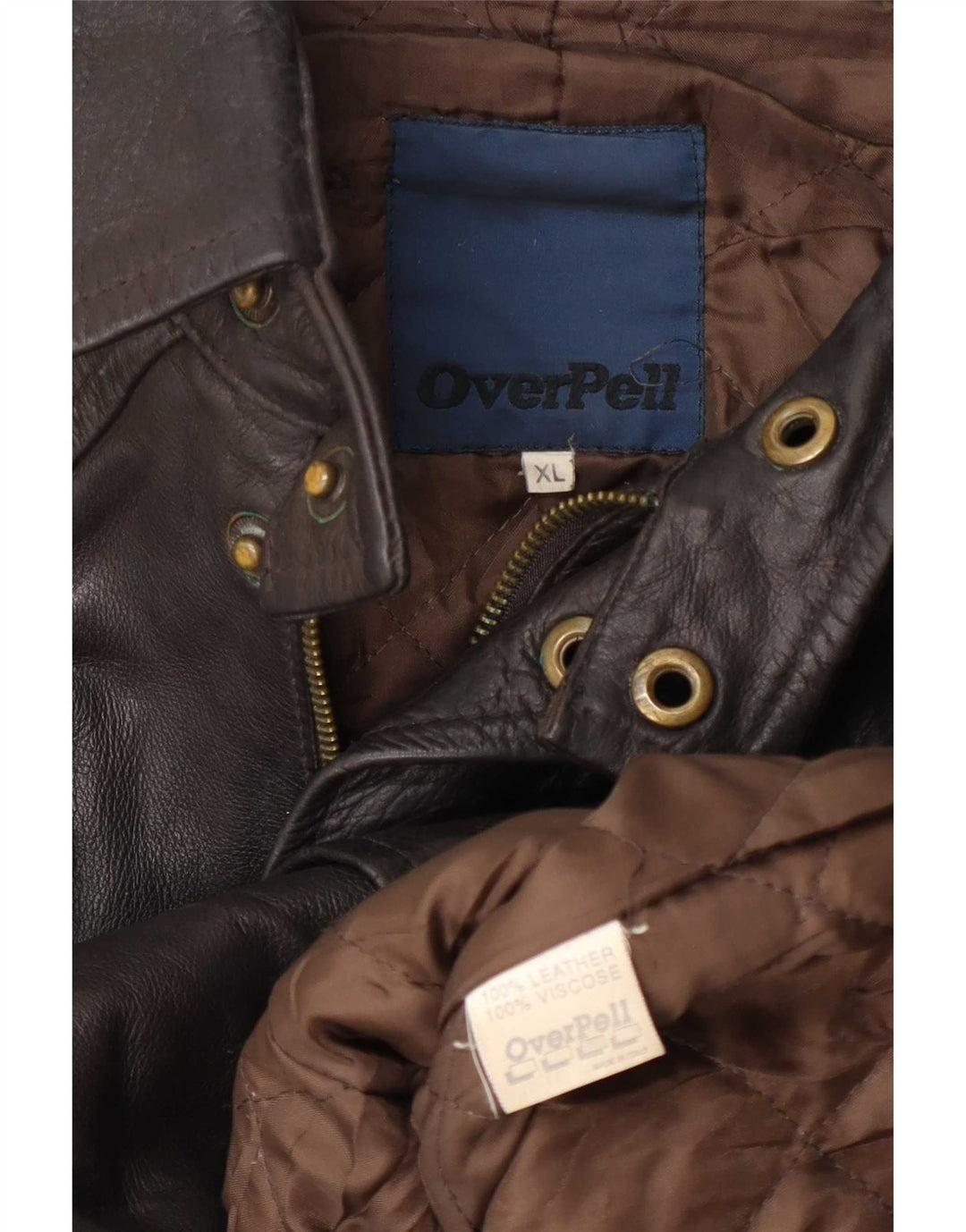 Vintage Herren Lederjacke UK 42 XL Braun