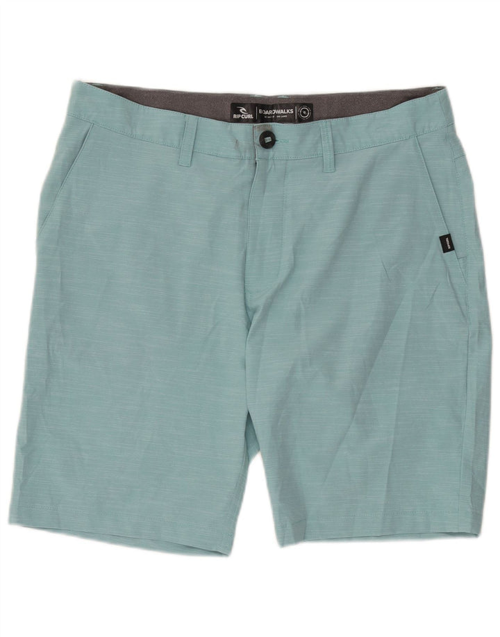 Rip Curl Herren-Chinoshorts W34, großes, blau meliertes Polyester