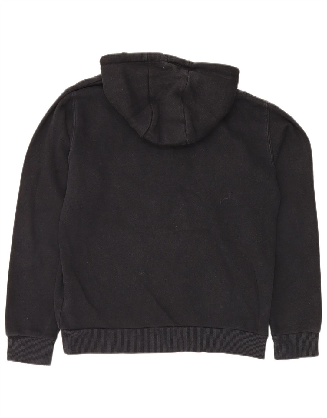 ELLESSE Damen-Pullover mit übergroßem grafischem Kapuzenpullover, Gr. 8, Größe S, Schwarz, Baumwolle