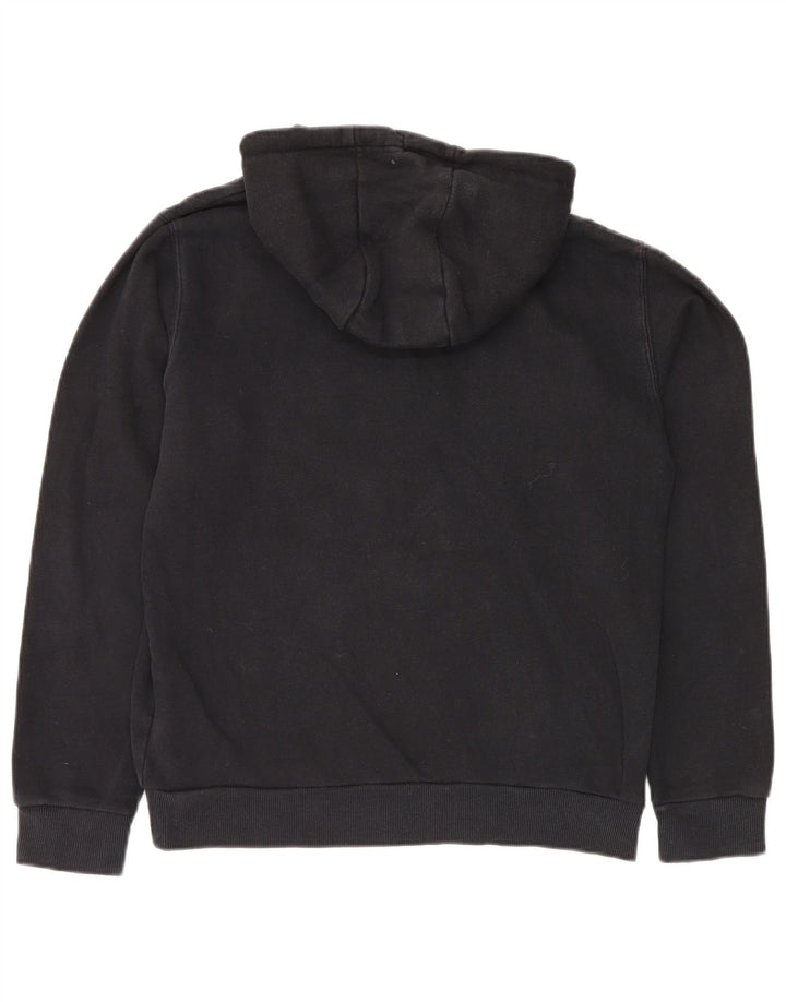 ELLESSE Damen-Pullover mit übergroßem grafischem Kapuzenpullover, Gr. 8, Größe S, Schwarz, Baumwolle
