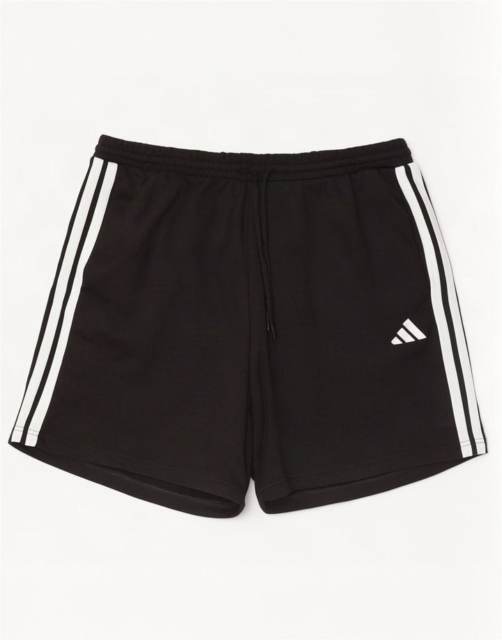 Adidas Herren Sport Shorts 2XL Schwarz Baumwolle