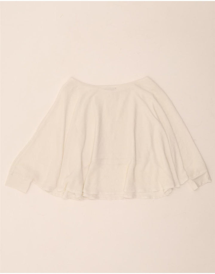 Ärmelloses Poncho-Blusenoberteil von Zara für Damen, Gr. 40, Größe S, Weiß