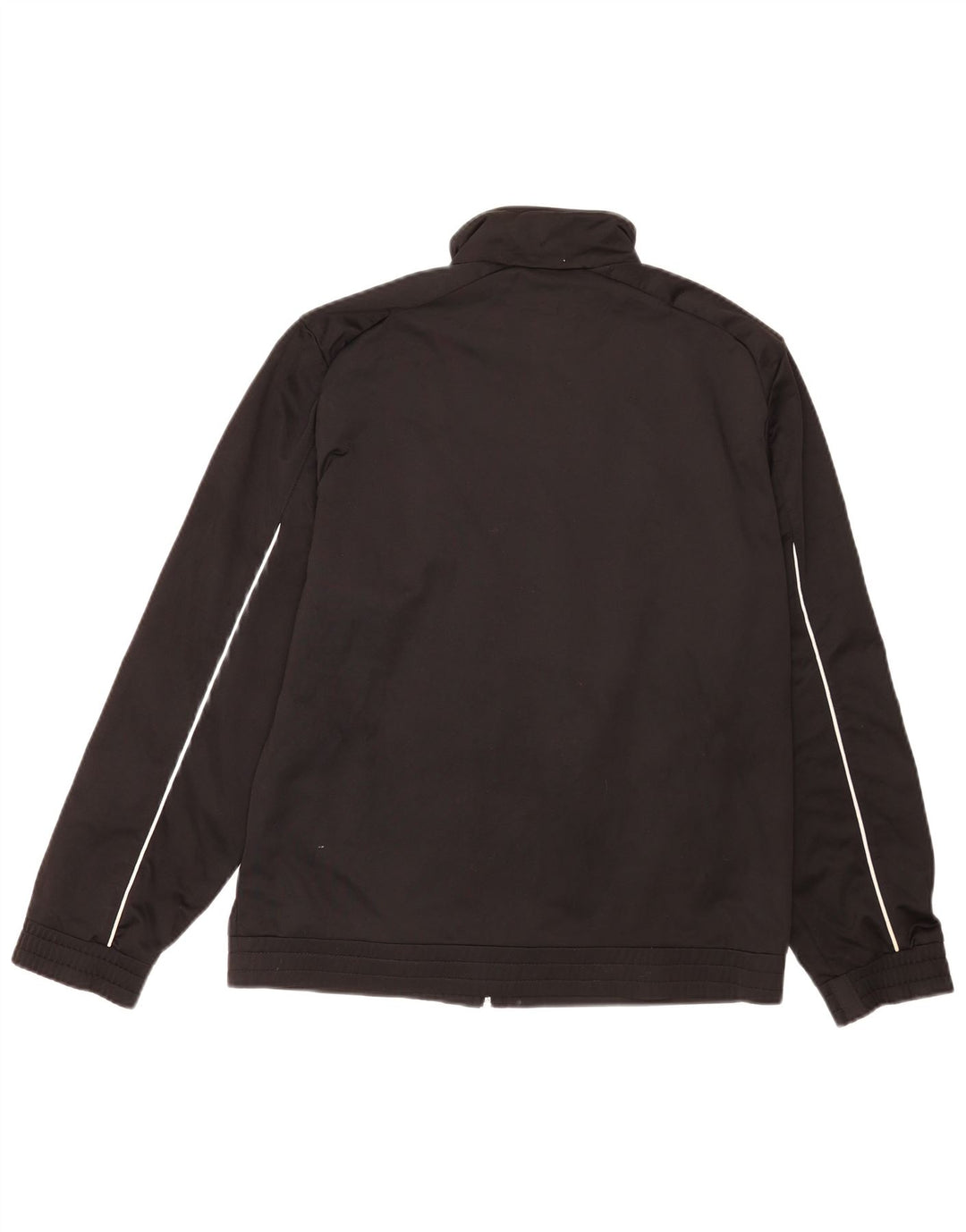 Lotto Herren-Trainingsanzug-Oberteil mit normaler Passform, Mittelschwarz, Polyester, Sport
