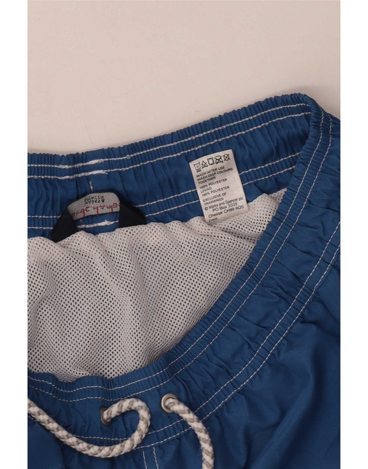 Marks & Spencer Herren-Badeshorts aus mittelblauem Polyester