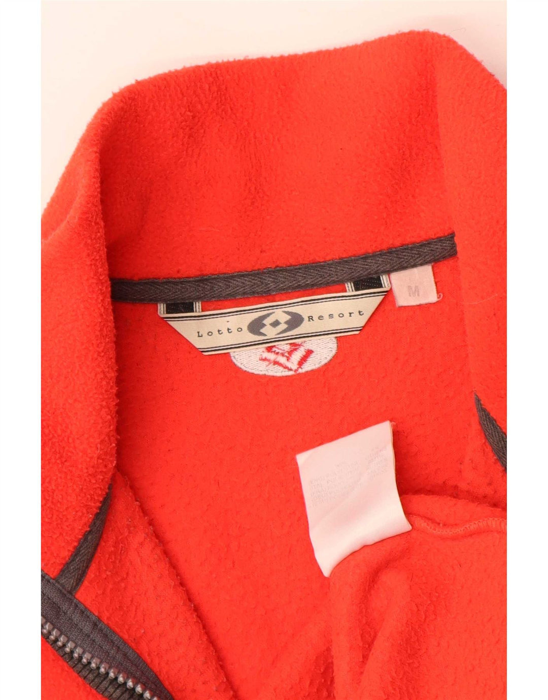 Lotto Damen-Fleecepullover mit grafischem Reißverschluss und Halsausschnitt, UK 14, Mittelorange, Polyester