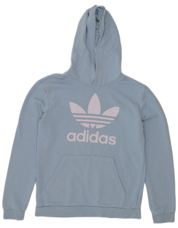 Adidas Jungen Graphic Hoodie Pullover 11–12 Jahre, blaue Baumwolle