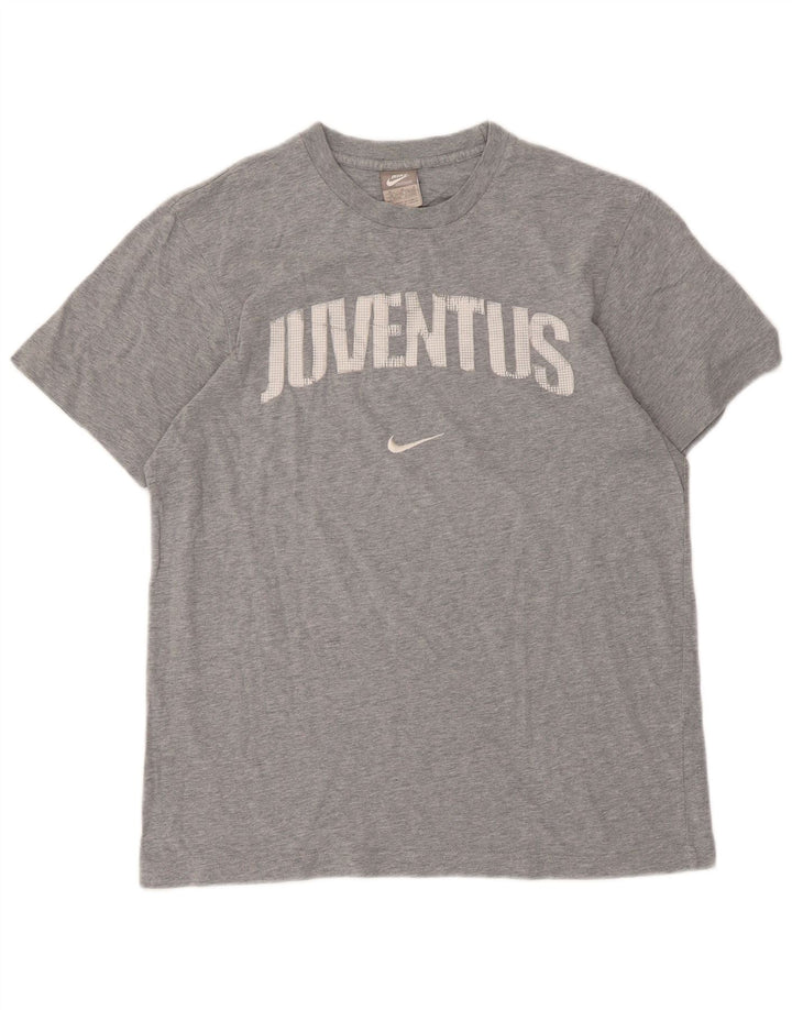 Nike Herren Juventus Graphic T-Shirt Top UK 38/40 Mittelgrau