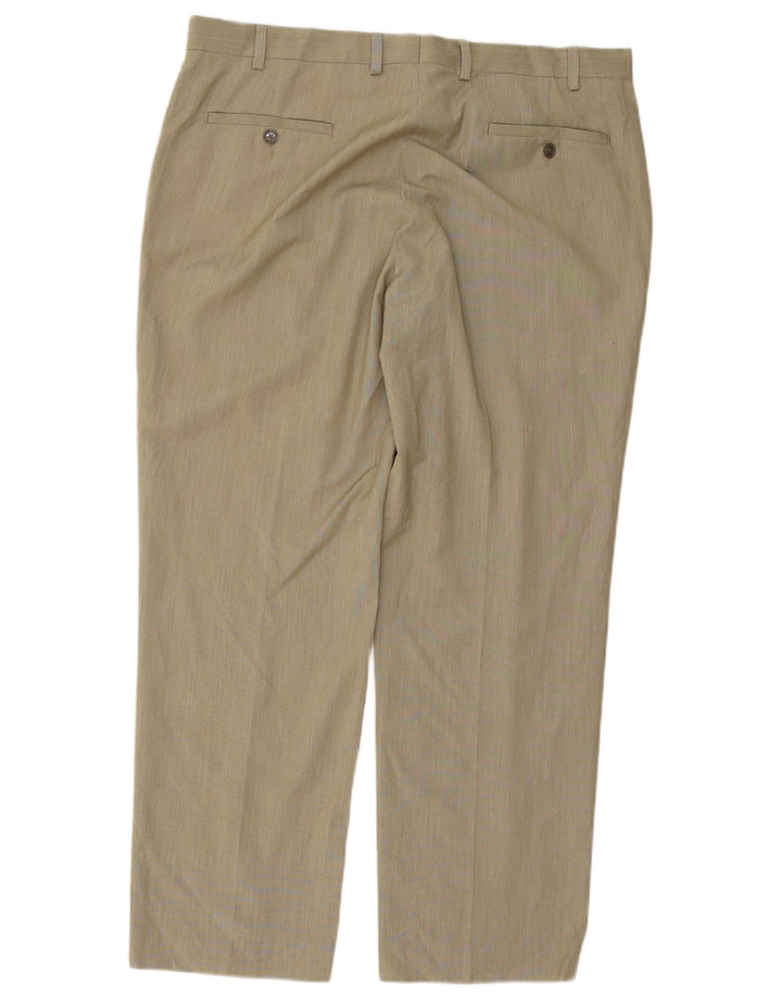 RALPH LAUREN Gerade Herren-Anzughose W38 L30 Beige Polyester