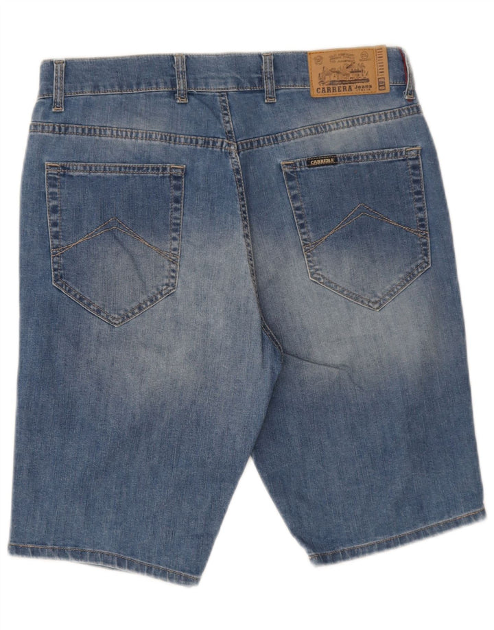 Carrera Herren 721 Denim Shorts W33 Mittelblaue Baumwolle