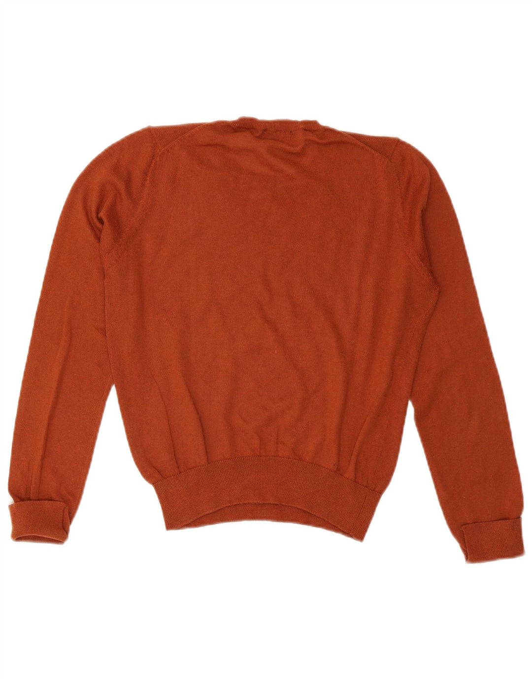 ZARA Damen-Pullover mit Rundhalsausschnitt, Größe 44, Orange