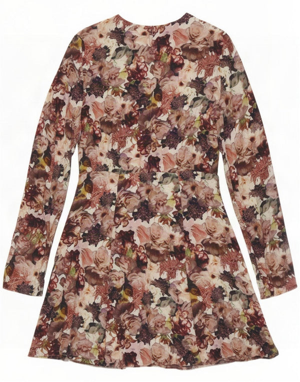 & Other Stories Womens A-Line Dress EU 38 Medium Multicoloured Floral