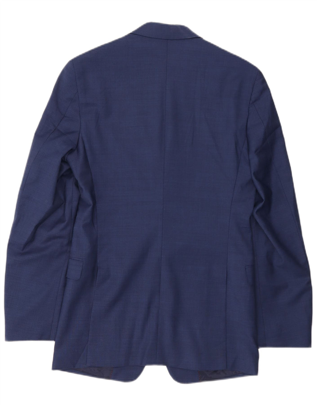 TOMMY HILFIGER Herren 2-Knopf-Blazerjacke UK 38 Mittelmarineblaue Wolle