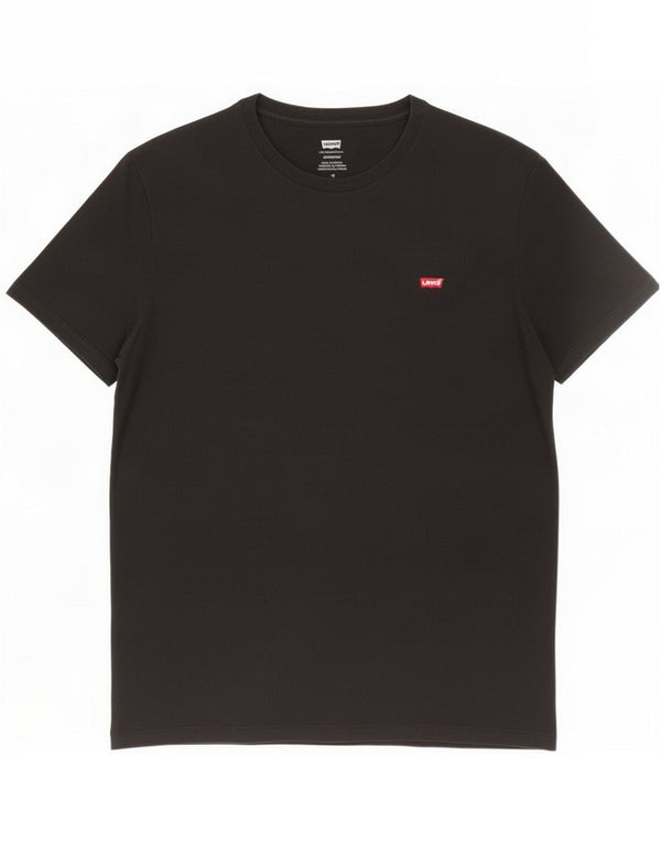 Levi's Mens Standard T-Shirt Top Medium Black Cotton